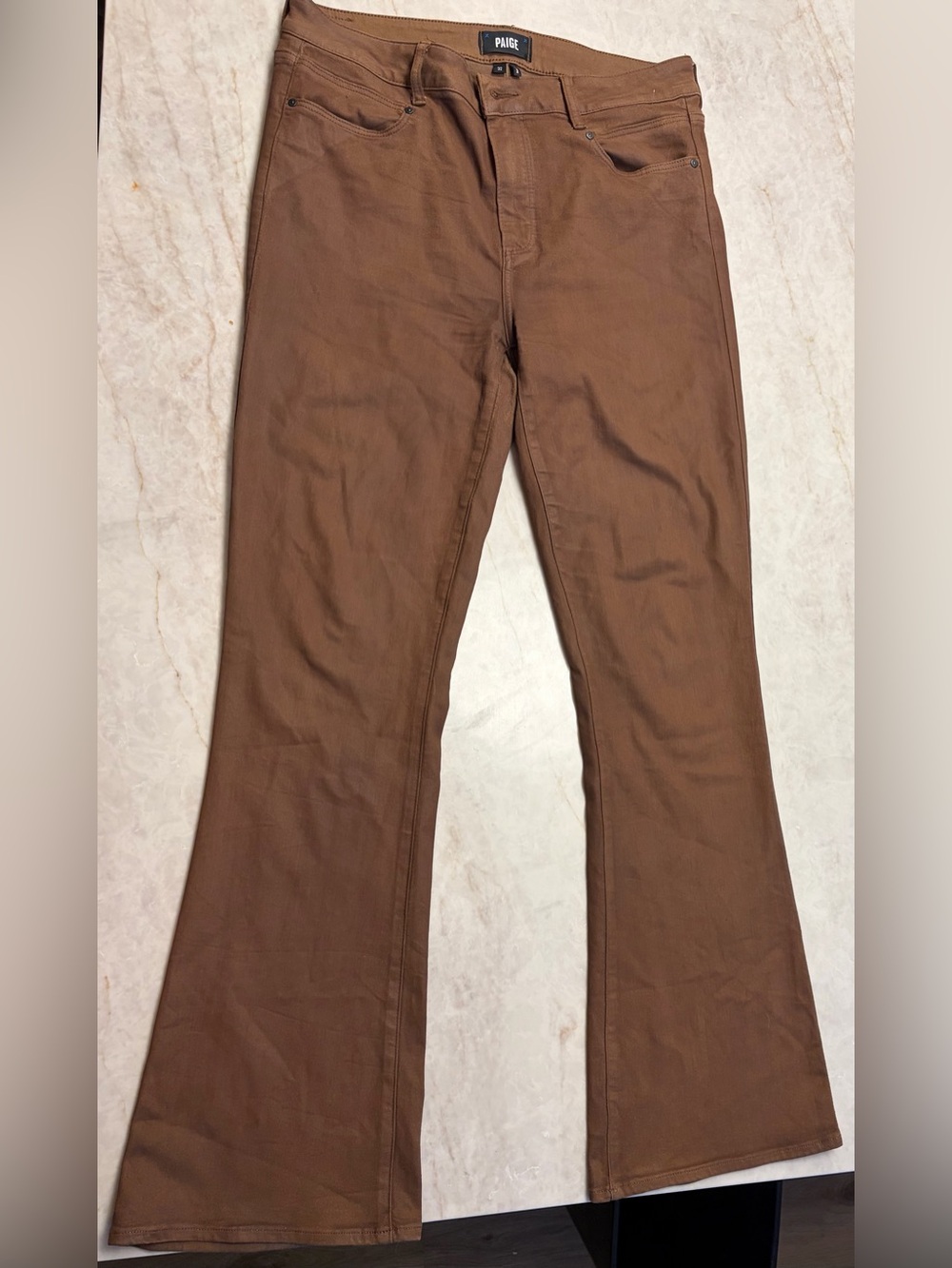 PAIGE Brown Bootcut Flare Pants